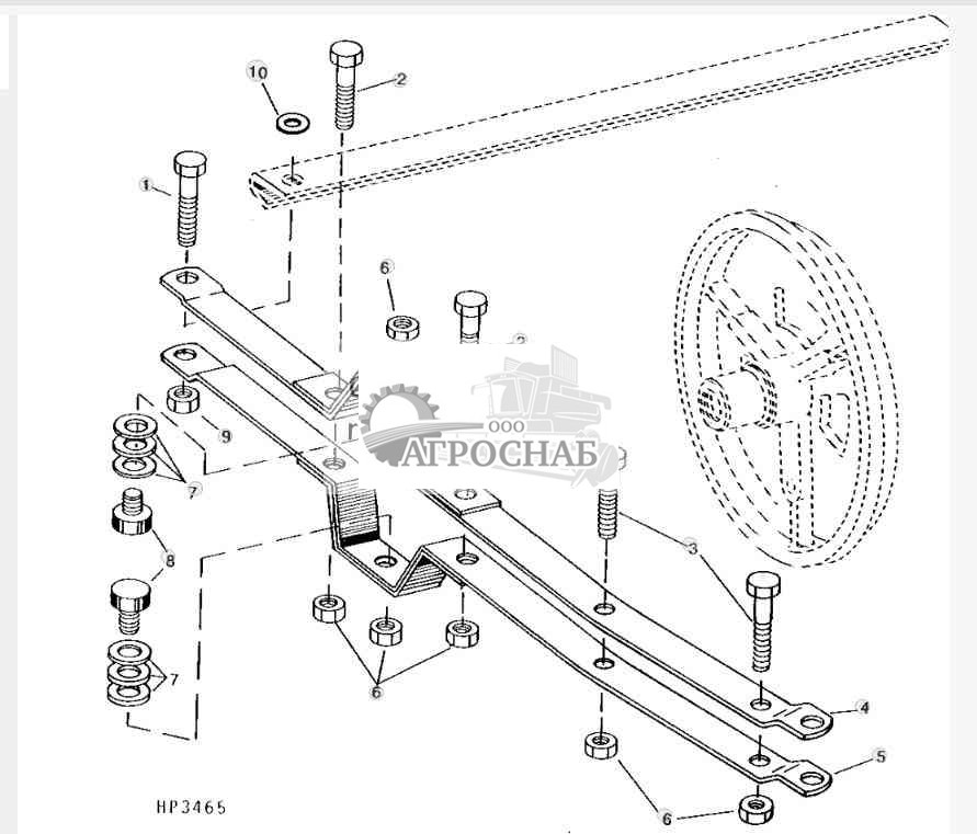 Fan Drive Speed Control Sheave Linkage 